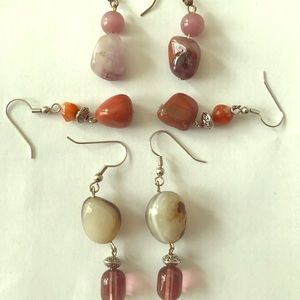 Lively Stones Accessories:glass/stone earrings.